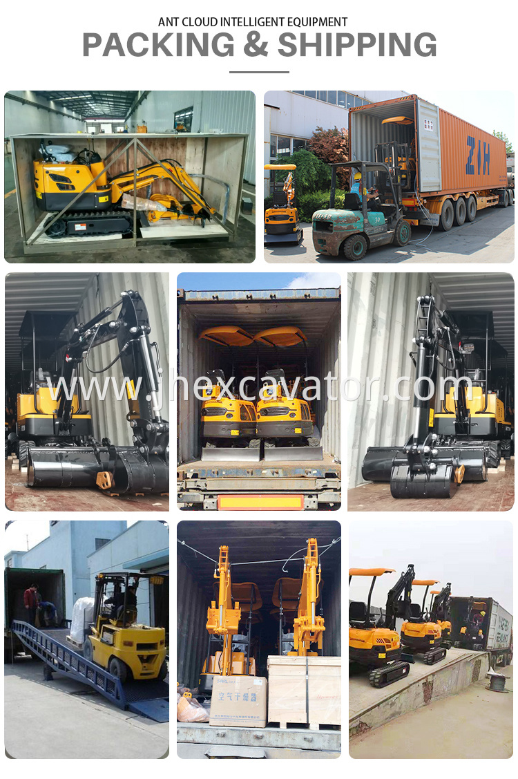 Excavator old Cheap China hydraulic 1ton mini excavator with rubber track